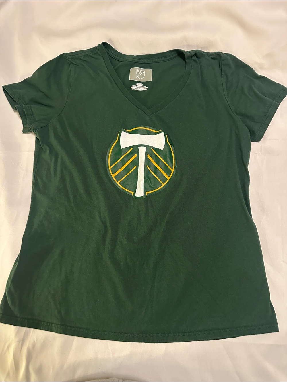 MLS Portland Timber V-Neck Tee - Forest Green